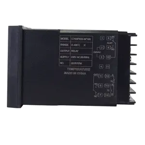REX C700 76*76 de SSR de salida dual de K d/E/G/J/R/S/B/N/T/PT100/CU50 ajustable señal de entrada, controladores de temperatura PID