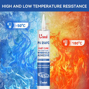 Apprêt inodore moins Auto verre mastic adhésif vente en gros Kit de réparation de pare-brise viscosité moyenne 256 Sika PU mastic <span class=keywords><strong>Shangai</strong></span> - Product Image 6