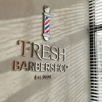 Enseigne Murale Personnalisée Intérieure en Métal avec Logo 3D, Lettres pour Salon de Beauté, Décoration Murale, Revêtement en Poudre Acrylique, Signalétique de Bureau