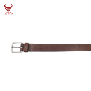 Cinto de couro pu casual masculino, fivela de cinto marrom para homens, 2022 - Product Image 3