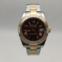 Montre mécanique automatique SEILOCE personnalisée, étanche 5 bars, en acier inoxydable 904L, avec verre saphir, mouvement japonais NH35, cadran romain lumineux
