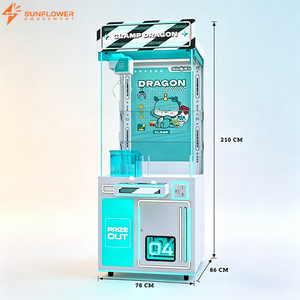 Machine à griffes lumineuse et colorée, commerciale, pour attraper les jouets et les cadeaux, pour centre de jeux, centre commercial, salle d'arcade - Product Image 2