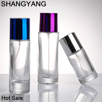 Nouveaux flacons de parfum Shangyang en verre coloré, atomiseur vide 20ml 30ml, flacon pulvérisateur en verre avec bouchon à vis