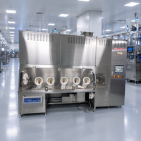OEB 5 带 BIBO H14 GMP A 级灭菌无菌隔离器，适用于实验室使用的无菌手套