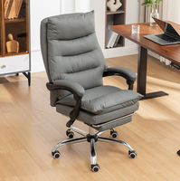Chaise de bureau moderne et élégante, chaise de gaming ergonomique pivotante, chaise d'ordinateur pour la maison, comme s'il s'agissait d'être allongé sur un canapé, chaise de direction