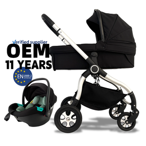 Sang trọng khung nhôm bé Jogger Xe đẩy 3 trong 1 chuyển đổi đơn giản và đôi LNB có thể gập lại thiết kế - Product Image 2