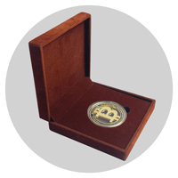 Boîte à monnaies en velours pour pièces d'or, format personnalisé de 23 mm à 110 mm, étui de rangement pour pièces commémoratives, boîte de collection pour monnaies, boîte à souvenirs
