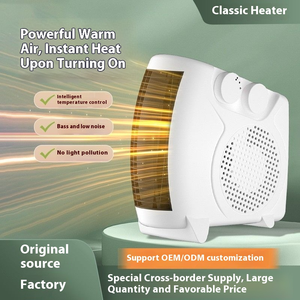 Chauffage portable Chauffage instantané 500w Base et ventilateur électrique silencieux Chauffage d'appoint pour usage intérieur - Product Image 4