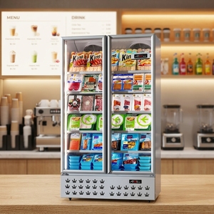 Congelador Vertical para Supermercado Nuelead NE-1050DL de Baja Temperatura, 1050L, con 2 Puertas Transparentes - Product Image 4