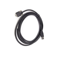 Câble de données 2.5m USB, pour machine vision Micro B mâle vers USB 3.0 Type A avec vis