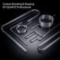 Tubo Capilar de Vidrio de Cuarzo Transparente de 0.1mm-0.5mm, Servicios Personalizados de Doblado, Corte y Soldadura |   Superficie Pulida Libre de Ozono de Alta Pureza