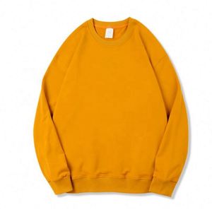 Felpa Larga in Cotone da <span class=keywords><strong>Donna</strong></span>, Manica Lunga <span class=keywords><strong>Senza</strong></span> <span class=keywords><strong>Cappuccio</strong></span>, Pullover Tinta Unita, Top Corto con Collo Tondo, Abbigliamento Femminile - Product Image 5