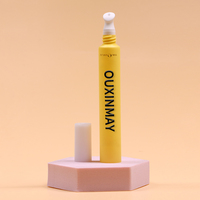 Tube cosmétique en plastique souple de massage de la tête en céramique personnalisé pour rouge à lèvres et crème pour les yeux