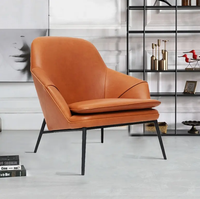 Nordique Salon Paresseux Simple Canapé Chaise Hôtel Moderne Confort En Cuir Chaise Longue Canapé Tissu Meubles Ensemble Conceptions Fauteuil