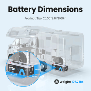 แบตเตอรี่ LiFePO4 12V 600Ah สำหรับเครื่องปรับอากาศ 12.8v 460ah สำหรับรถบ้านเคลื่อนที่ 4*4 รถแคมป์ปิ้ง - Product Image 3