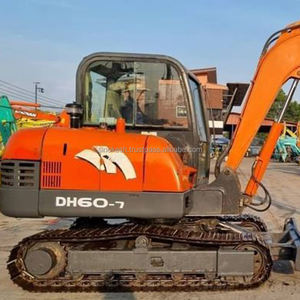 Doosan Dh55/DH60 de Corée, mini-pelle hydraulique sur chenilles de 6 tonnes pour moteur 141KW, lame de bulldozer - Product Image 3