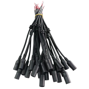 Maßgefertigtes Wasserdichtes DC-Stromkabel mit 2-Pin-Stecker für LED- oder CCTV-Systeme - Product Image 6