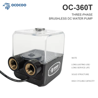 Pompe de refroidissement à eau haute performance OCOCOO OC-360T avec réservoir intégré, filetage G1/4 pour PC, serveur IA, refroidissement industriel