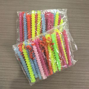 Hair salon special perm screw <b>rod</b>, various sizes, hollow cold perm screw <b>rod</b>, wavy curling <b>plastic</b> screw <b>rod</b> - Product Image 1