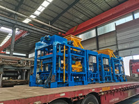 Machine à fabriquer des blocs de ciment QT4-25, fabricant d'équipements multifonctions pour le moulage de briques creuses et autobloquantes