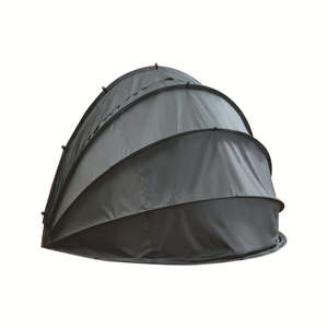 2 in 1 luar ruangan sepeda & skuter penyimpanan penutup tenda untuk teras furnitur sepeda motor pemotong rumput penyimpanan dengan tiang Fiberglass - Product Image 1