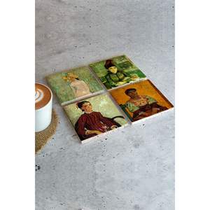 Juego de 4 Posavasos de Piedra Vincent Van Gogh VanGogh01 Posavasos Promocionales Premium Turquía 3 - Product Image 2