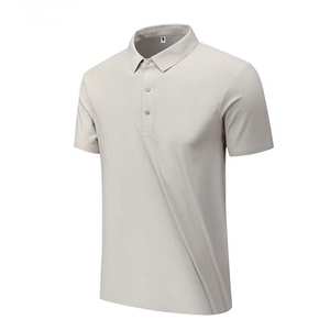 Polo unisexe en soie glacée à séchage rapide, T-shirt respirant pour couple, idéal pour l'été - Product Image 6