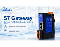 Milesgo PFN2004-A9, Convertidor de Puerta de Enlace S7 para Comunicación Siemens PLC S7 con Modbus TCP/IP, OPC UA y Sistemas Industriales IoT
