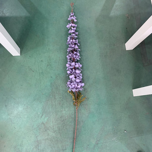 Larkspur-Flor Artificial para decoración del hogar, rama larga de seda falsa violeta, <span class=keywords><strong>Delphine</strong></span>, J-126, fábrica - Product Image 6