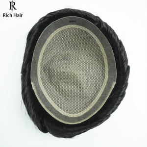 ツーピーウィッグレース薄肌MレースレミーヘアインドシルクベースクロージャーPUテクニック - Product Image 2