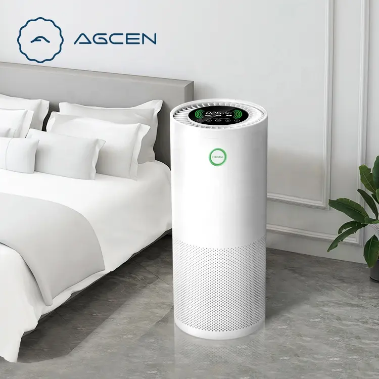 Agcen OEM ODM filtro de Aire tuya ứng dụng thiết bị tốt nhất máy lọc không khí cho vật nuôi mùi hôi