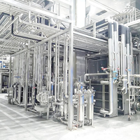 Machine de traitement du lait vache et chèvre intelligente à haute productivité Ligne de traitement du lait UHT avec moteur central et composants de pompe