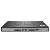 Asli 1G dan 10G OLT 1u 4 port EPON OLT untuk FTTH solusi EPON OLT 4PON port