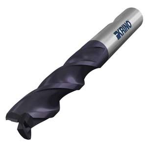 KRINO - 240122000 HSS-CO 8% Three flutes end mills TIALN with Weldon shank <b>long</b> series - EAN 8014249403623 <b>DRILL</b> <b>BITS</b> - Product Image 2