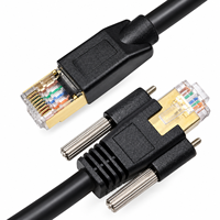 Câble Ethernet industriel pour chaîne porte-câbles RJ45 vers RJ45 à verrouillage par vis pour caméra de vision industrielle et accessoires de caméra de sécurité CCTV