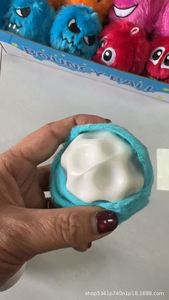 Powerpuff Girls Plush PU <b>Cute</b> <b>Doll</b> Keychain Cartoon Elastic Ball Decompression Hot-selling Toy Boxed Bouncy Ball - Product Image 2