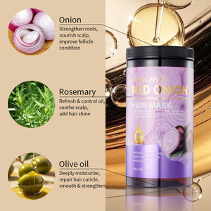 <span class=keywords><strong>Maschera</strong></span> <span class=keywords><strong>per</strong></span> <span class=keywords><strong>Capelli</strong></span> all'Olio di Tea Tree e Cipolla <span class=keywords><strong>Rossa</strong></span> Biologica 1000ml Anti-Rottura Protezione del Colore Naturale Lisciante Idratazione Profonda - Product Image 1