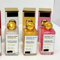 Huile Scintillante Corporelle de Luxe Transfrontalière la Plus Vendue, Lait Corporel Hydratant et Lissant à la Vanille, Huile Post-Rasage