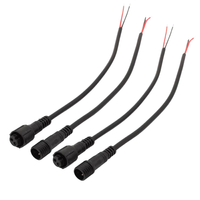 Boîtier de connecteur circulaire étanche en laiton ABS 12V 2P 6 broches personnalisé avec joint fileté pour connexions de fils compatibles PCB