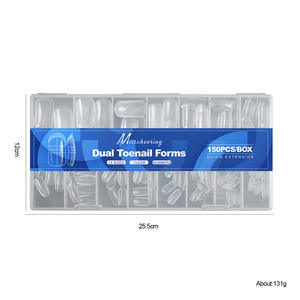 150 Moldes Profesionales para <span class=keywords><strong>Uñas</strong></span> con Escala, Pegatinas Instantáneas para Extensión de <span class=keywords><strong>Uñas</strong></span> de Cobertura Total para <span class=keywords><strong>Uñas</strong></span> de Gel, para <span class=keywords><strong>Uñas</strong></span> de Pies y Manos - Product Image 6