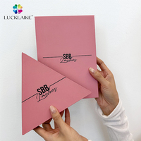 Emballage en papier de maquillage vide de luxe avec logo personnalisé boîtes d'emballage de faux cils magnétiques roses