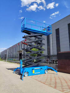 Piattaforma di Lavoro Aerea Elettrica a Forbice su Ruote da 6m, Capace di Decollo e Atterraggio Verticale e di Mobilità, Sollevamento a Forbice - Product Image 1