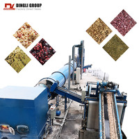 Eco-vriendelijke elektrische energiebesparende fruitpulp roterende droogmachine voor het drogen van appels en olijven