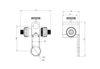Ft-Opto H6550A High Quality Optical Instruments Coarse and Fine Focus Holder of Microscope Stand
