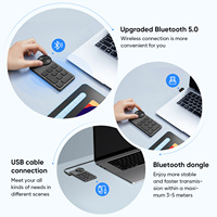 BSSY)XPPen Clé de raccourci sans fil Bluetooth 5.0 avec touches personnalisables pour tablette graphique, stylet, écran et moniteur