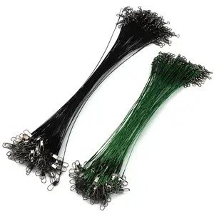 15cm 20cm 25cm 30cm Anti-morso filo anteriore Anti-groviglio intrecciato accessori per attrezzi da pesca filo da pesca Leader connettore in acciaio