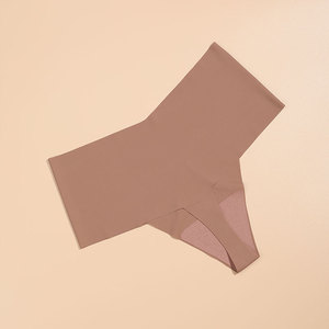 Fitness Invisible Panties Laser Cut Ice Silk Panties <strong>V</strong> <strong>String</strong> Tanga Ropa Interior De Mujer High Waist <strong>Thong</strong> Women's Panties - Product Image 6