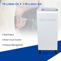 Медицинский кислородный концентратор Oxyair 110 л/мин (96% O2, 10 л/мин), генератор кислорода 10 л (10 литров) для гипербарической камеры