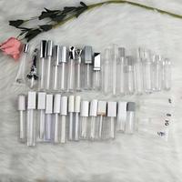 Offre Spéciale 8ml mignon rose noir blanc brillant à lèvres Tube Logo personnalisé emballage cosmétique conteneur pour le maquillage liquide belle Stock