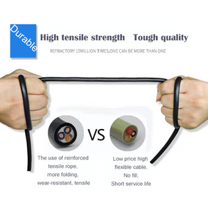 黑色RVV电源线，铜芯，多芯延长线，PVC绝缘电源线 - Product Image 6